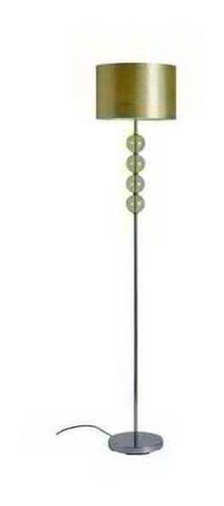 Inspire Glass Ball Floor Lamp - Lime